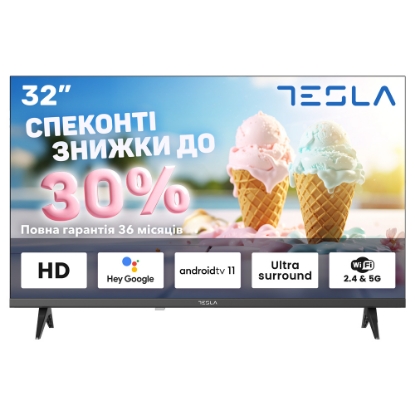  Зображення Телевізор Tesla 32E635BHS 
