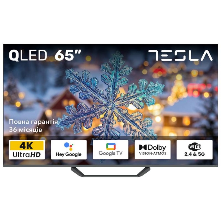  Зображення Телевізор Tesla Q65E655GUS 