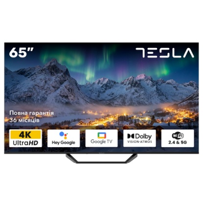  Зображення Телевізор Tesla 65E655BUS 