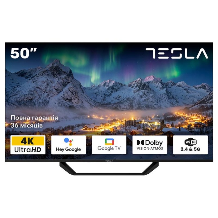  Зображення Телевізор Tesla 50E655BUS 