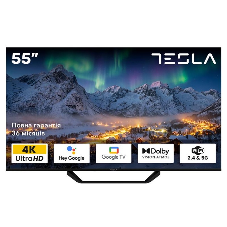  Зображення Телевізор Tesla 55E655BUS 